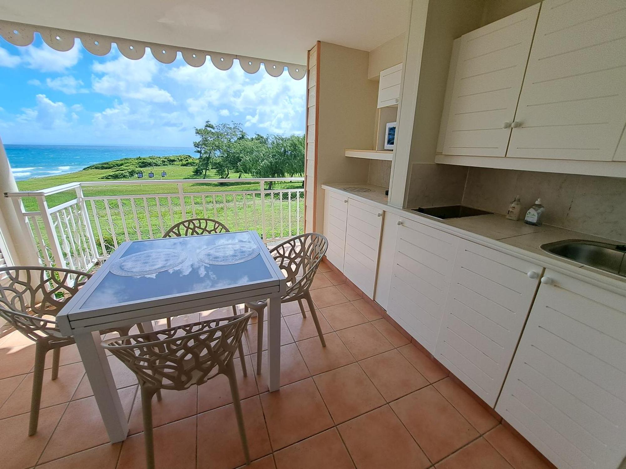 Grand Studio Vue Mer Exceptionnelle, Piscines, Plages. Sainte-Anne  Exterior foto